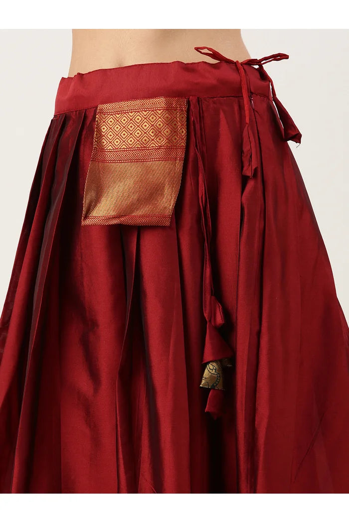 South Indian Festival Traditional Half Saree (NarayanPet)