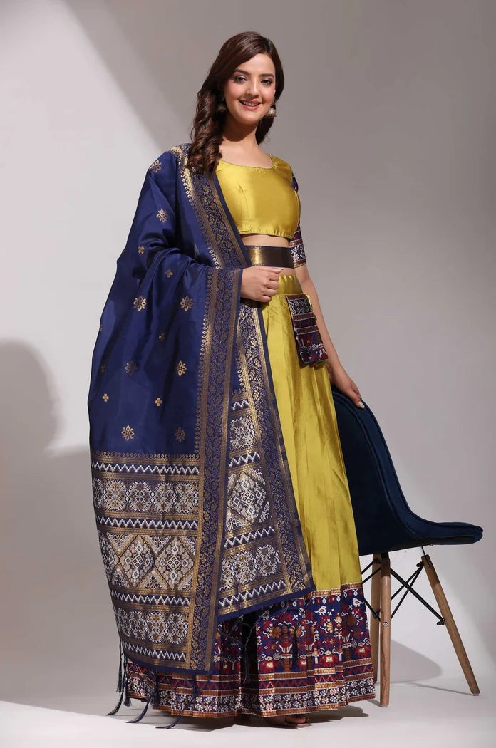 South Indian Festival Traditional Half Saree (Jagvi)