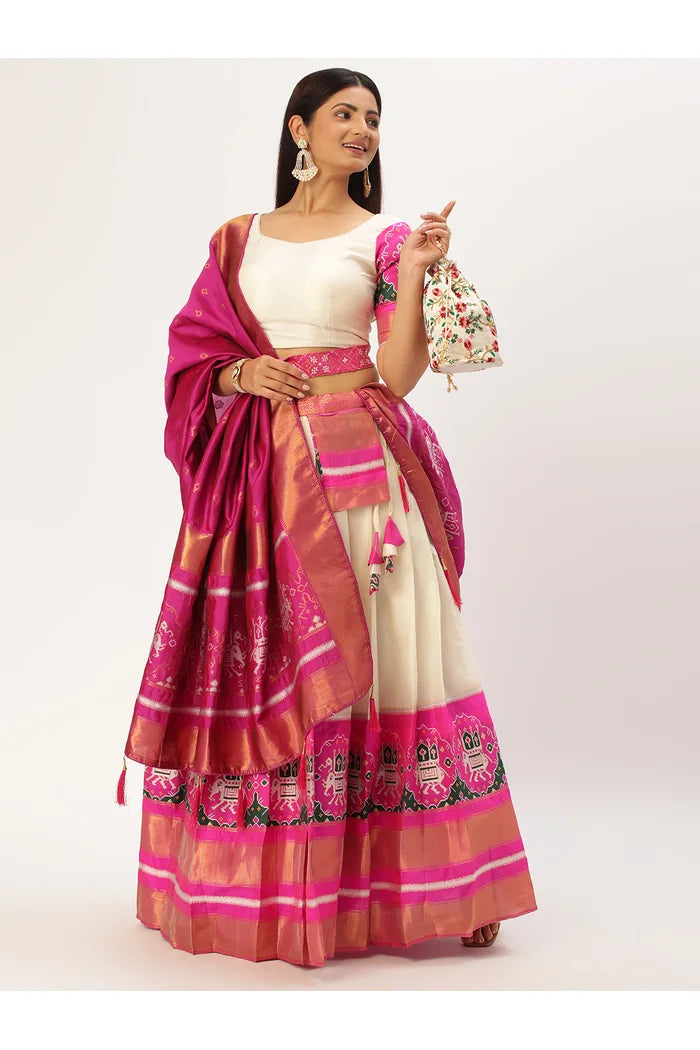 South Indian Festival Traditional Half Saree (Dharmi)