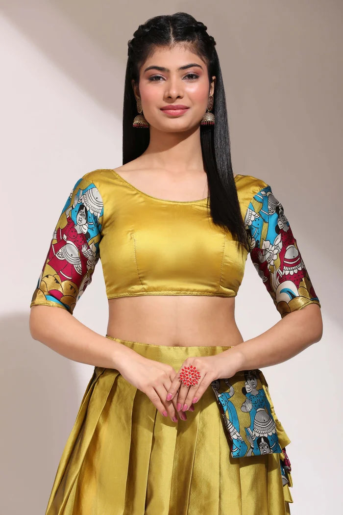 South Indian Festival Traditional Half Saree (Dhingli)