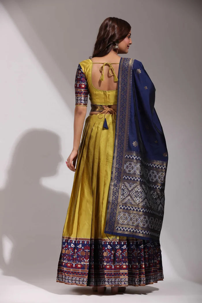 South Indian Festival Traditional Half Saree (Jagvi)