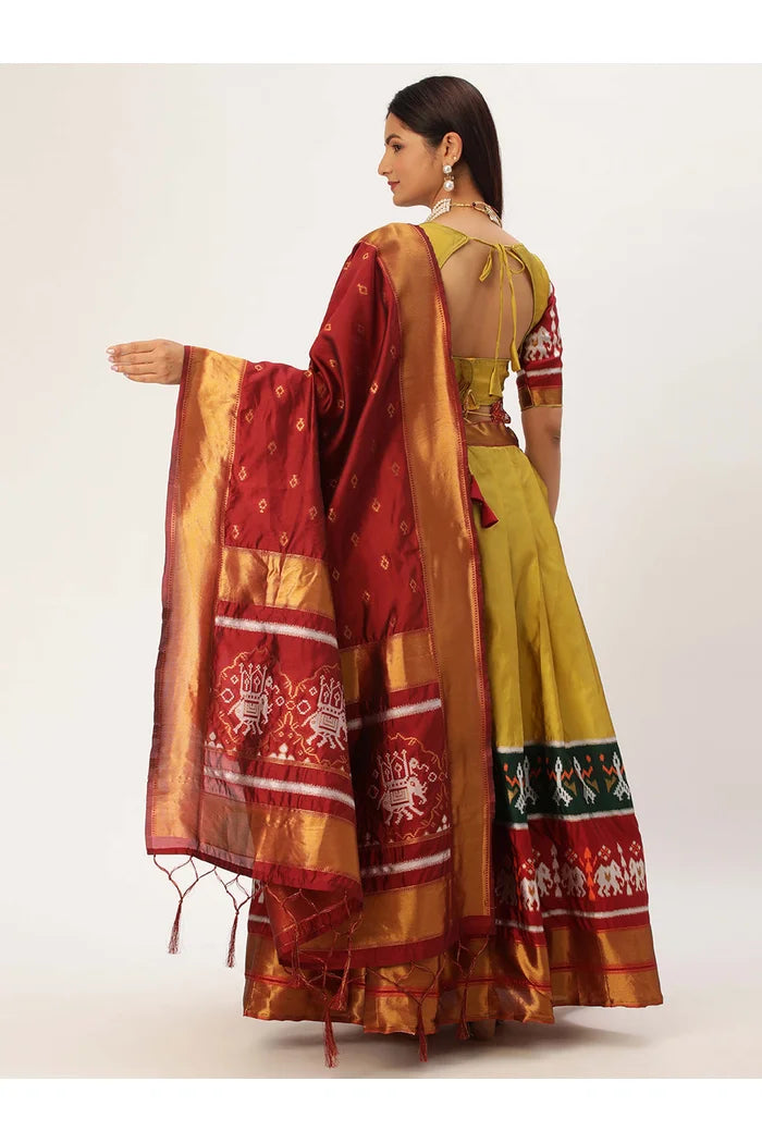 South Indian Festival Traditional Half Saree (Avani)