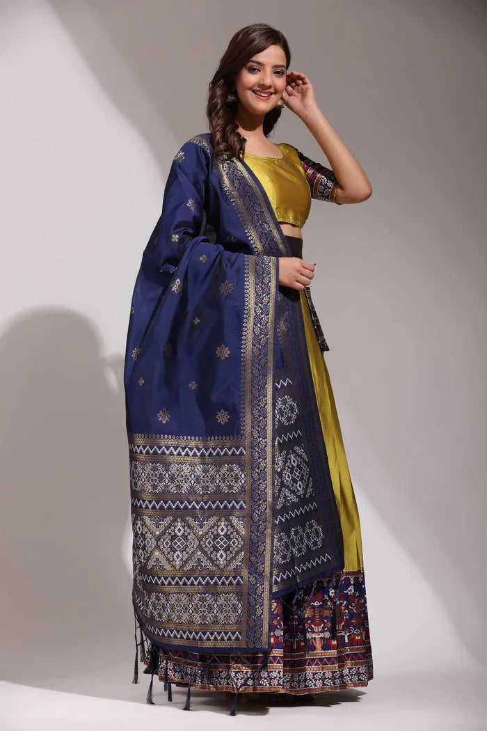 South Indian Festival Traditional Half Saree (Jagvi)