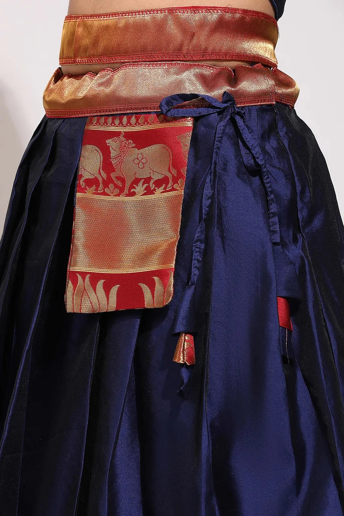 South Indian Festival Traditional Half Saree (LotusPattu)