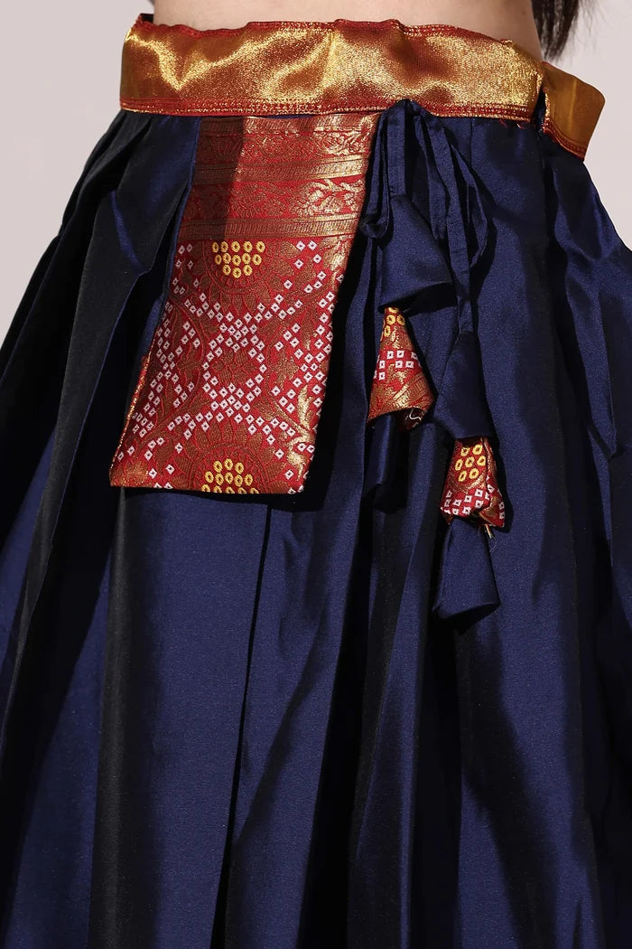 South Indian Festival Traditional Half Saree (PushpaBandhini)