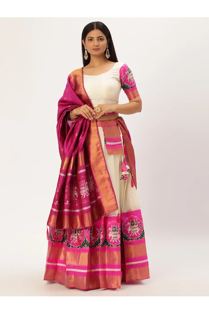 South Indian Festival Traditional Half Saree (Dharmi)