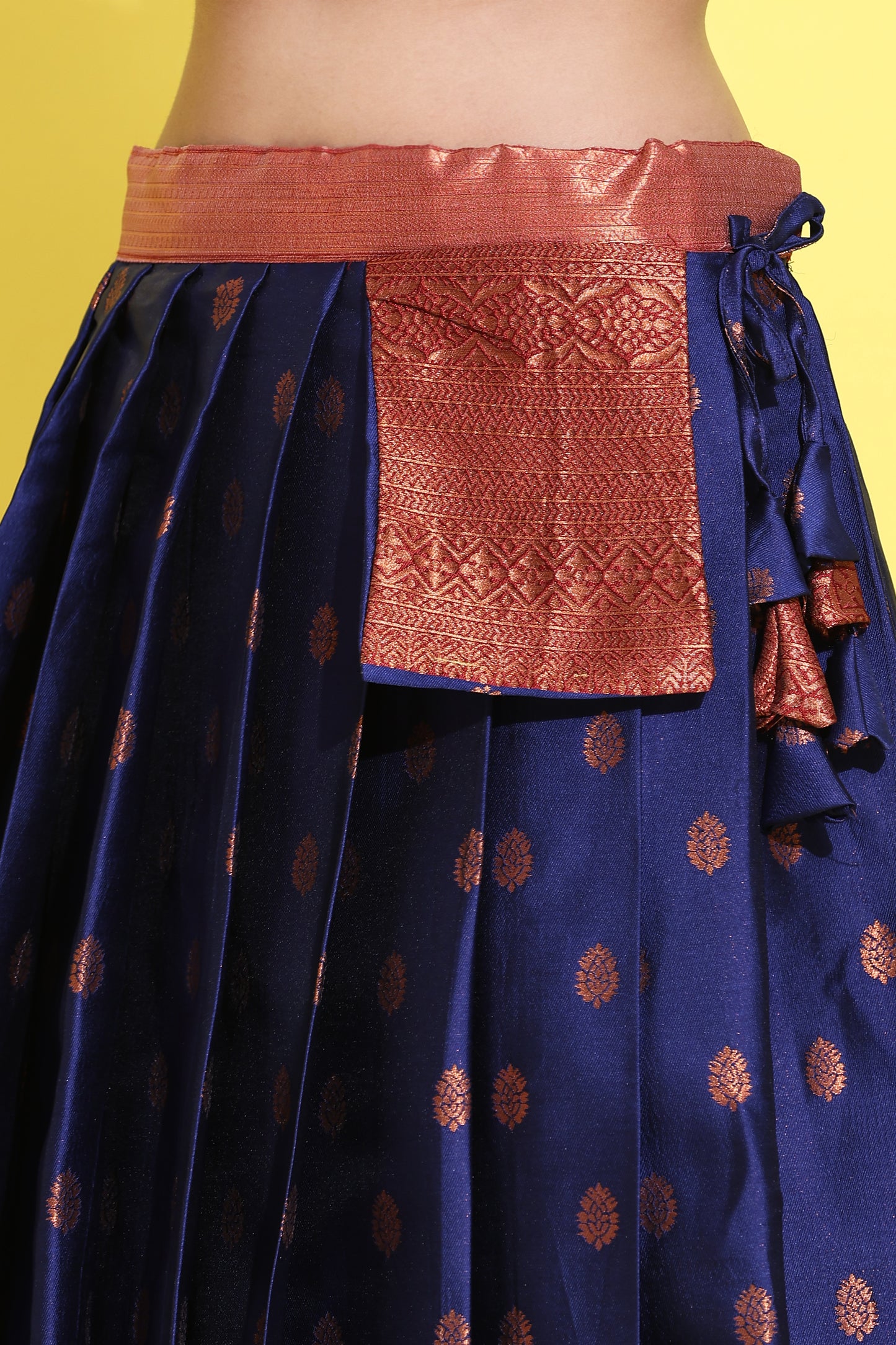 South Indian Festival Traditional Half Saree (Kantara)