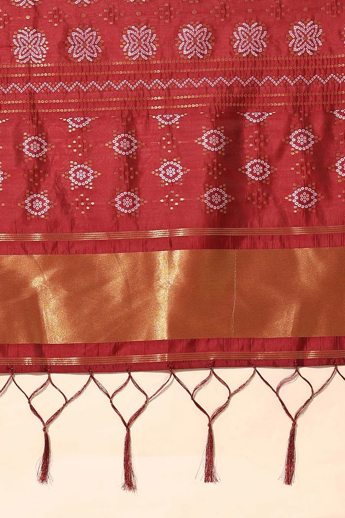 South Indian Festival Traditional Half Saree (PushpaBandhini)