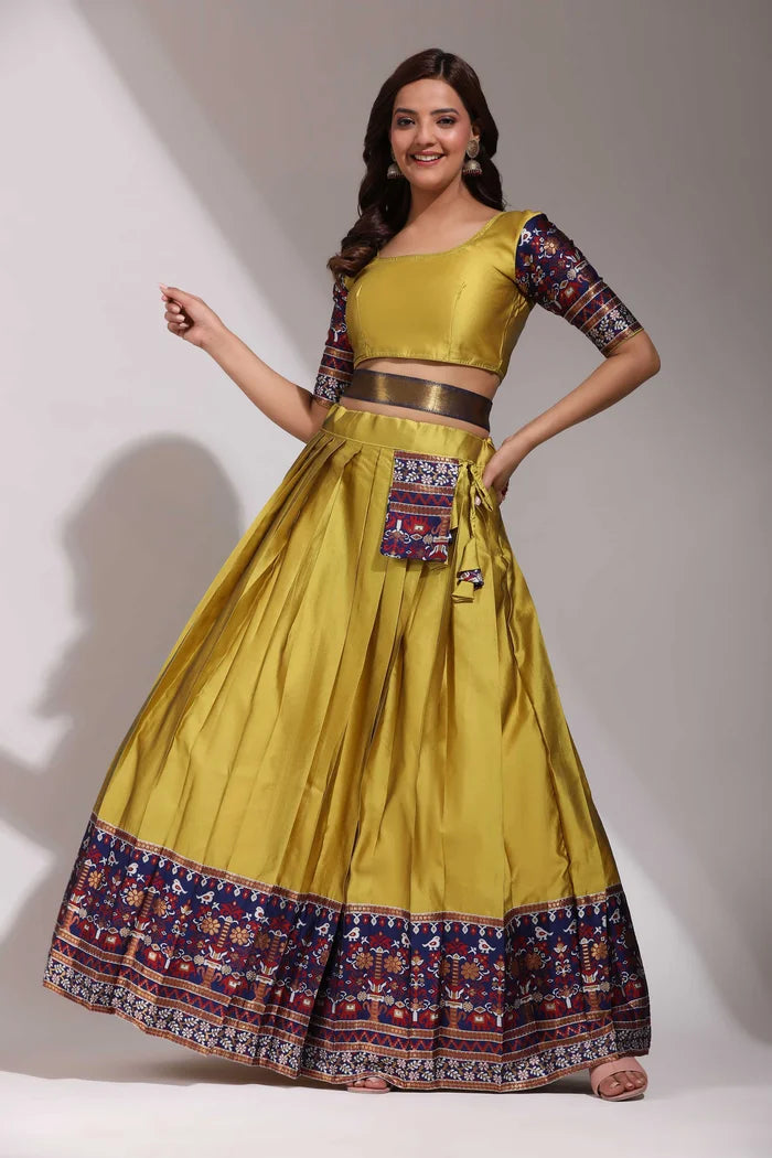 South Indian Festival Traditional Half Saree (Jagvi)