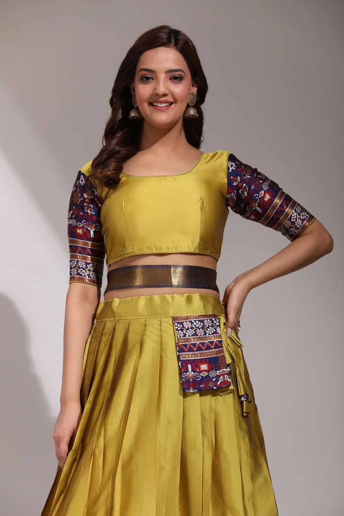 South Indian Festival Traditional Half Saree (Jagvi)