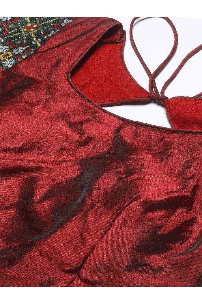 South Indian Festival Traditional Half Saree (Patola)