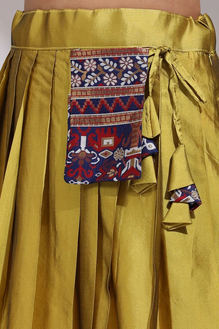 South Indian Festival Traditional Half Saree (Jagvi)