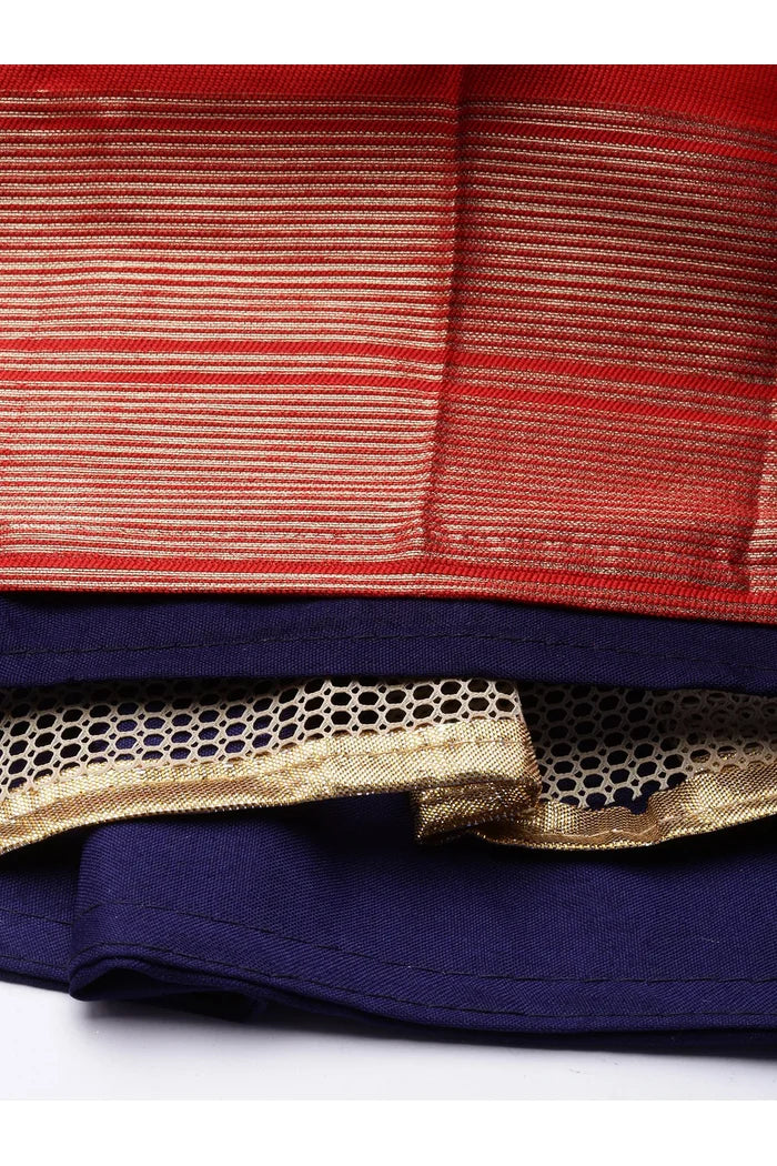 దక్షిణ భారత పండుగ సాంప్రదాయ హాఫ్ చీర (ప్రేక్షు)