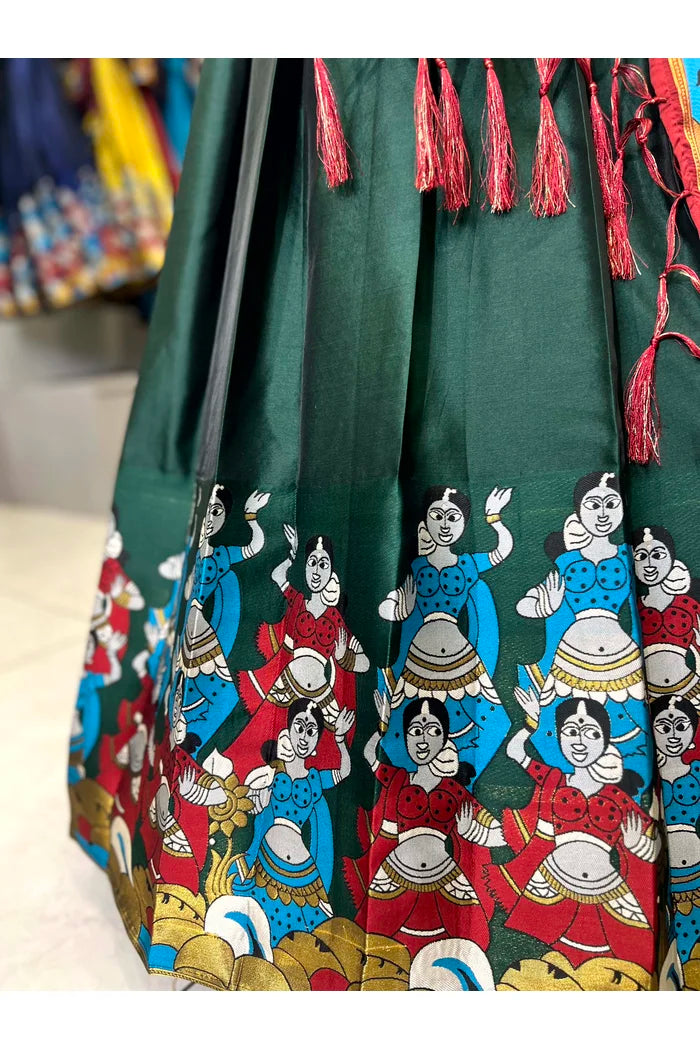 South Indian Festival Traditional Half Saree (Dhingli)