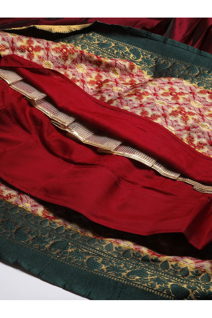 South Indian Festival Traditional Half Saree (Patola)