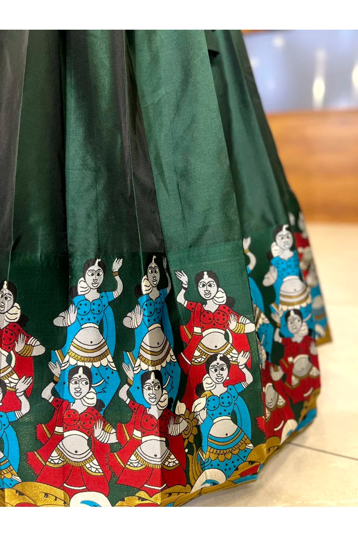 South Indian Festival Traditional Half Saree (Dhingli)