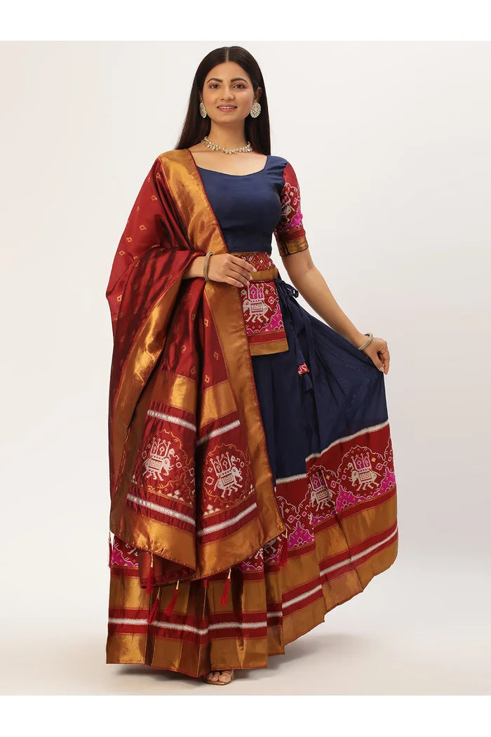 South Indian Festival Traditional Half Saree (Dharmi)