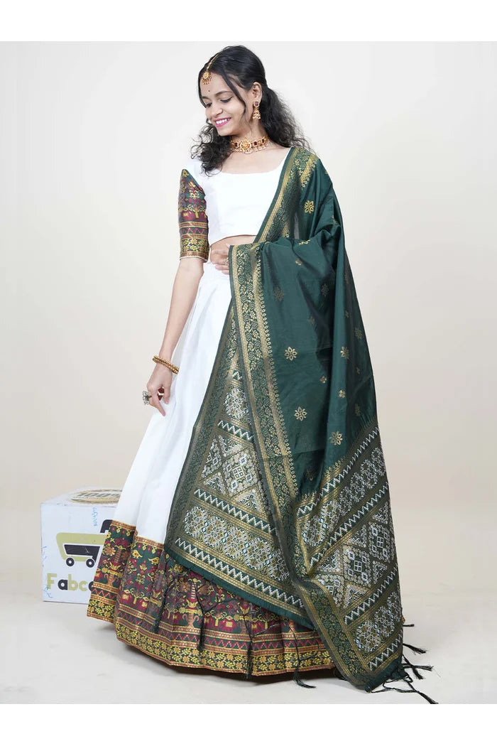 South Indian Festival Traditional Half Saree (Jagvi)