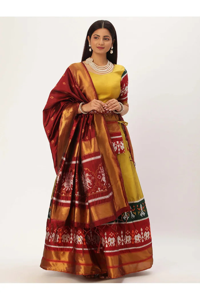 South Indian Festival Traditional Half Saree (Avani)