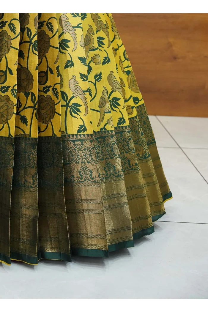 దక్షిణ భారత పండుగ సాంప్రదాయ హాఫ్ చీర (ఛవి)