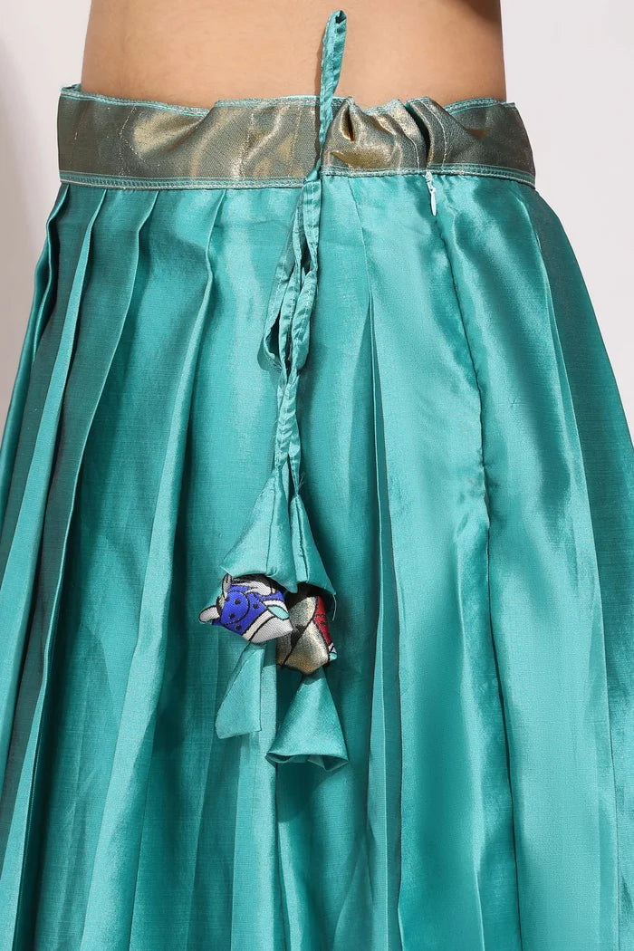 South Indian Festival Traditional Half Saree (Dhingli)