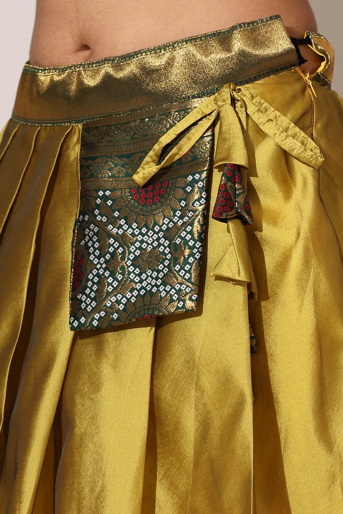 South Indian Festival Traditional Half Saree (PushpaBandhini)