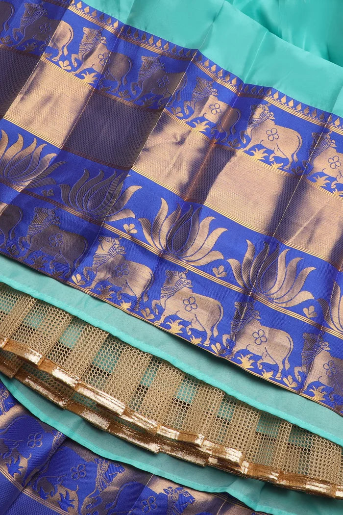 South Indian Festival Traditional Half Saree (LotusPattu)