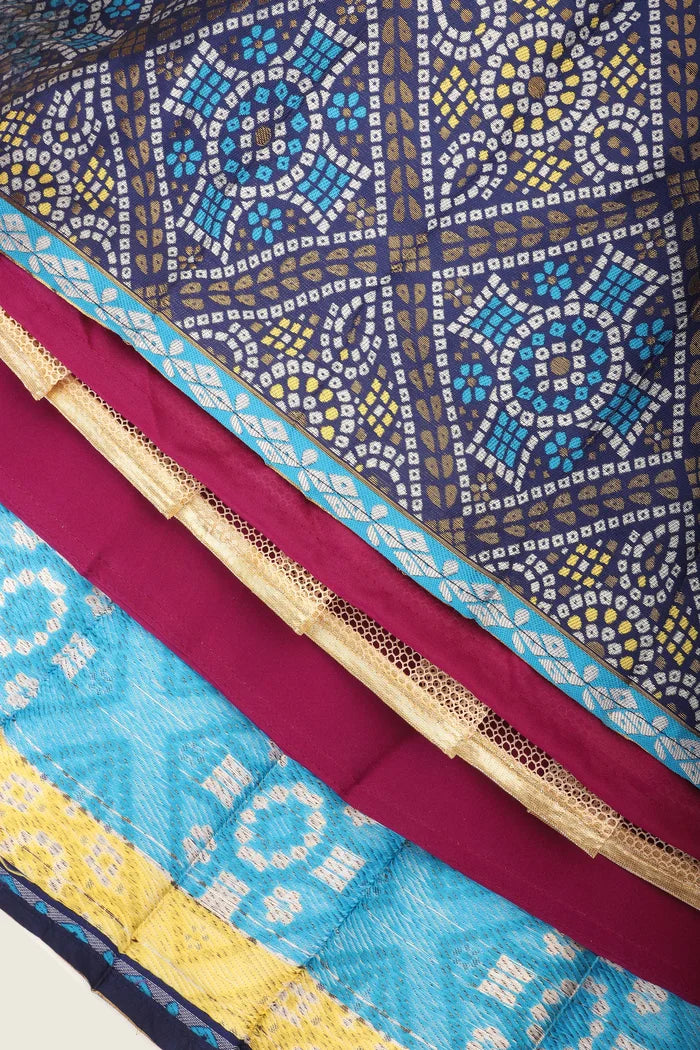 దక్షిణ భారత పండుగ సాంప్రదాయ హాఫ్ చీర (ఛవి)