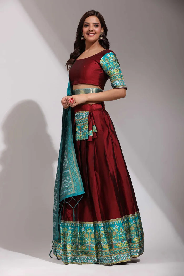South Indian Festival Traditional Half Saree (Jagvi)