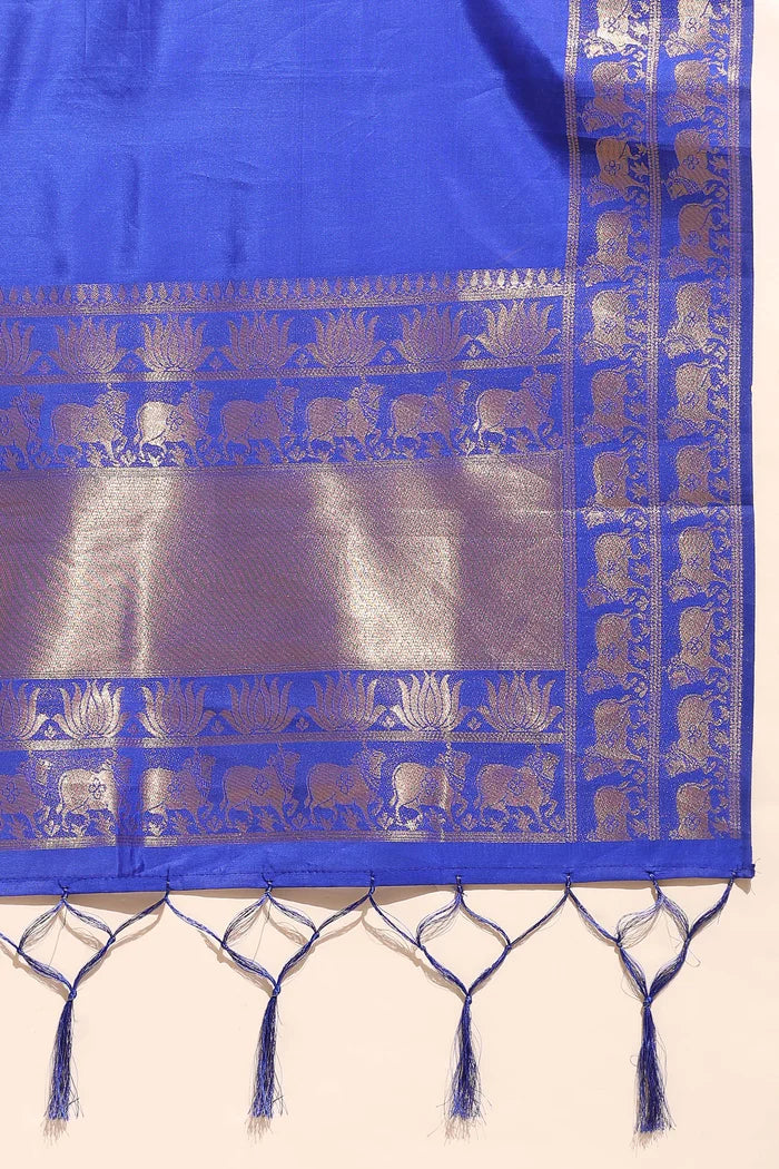 South Indian Festival Traditional Half Saree (Lotus)