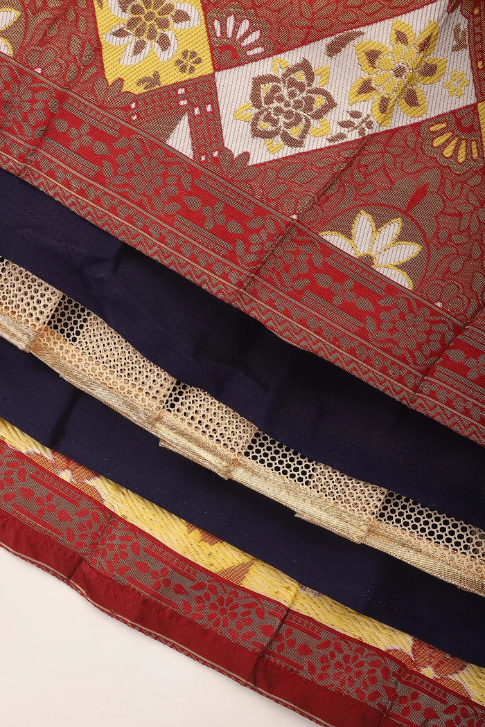 South Indian Festival Traditional Half Saree (Crax Pattu)