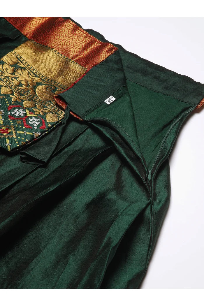 South Indian Festival Traditional Half Saree (Patola)