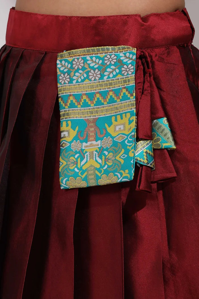 South Indian Festival Traditional Half Saree (Jagvi)