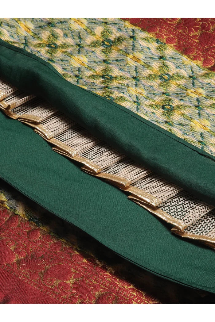 South Indian Festival Traditional Half Saree (Patola)