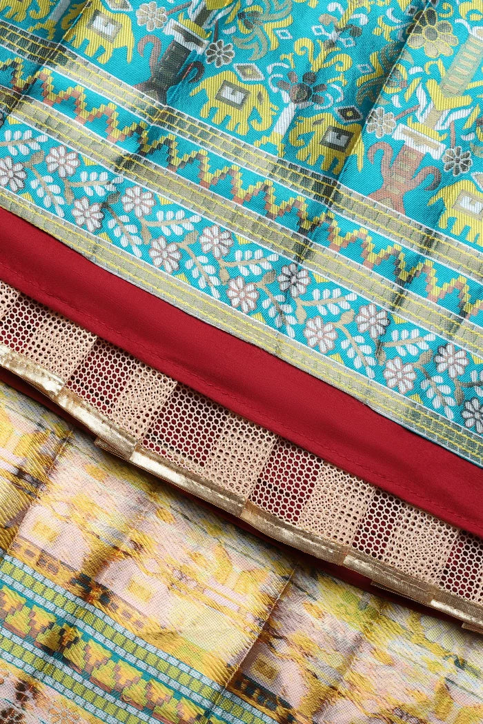 South Indian Festival Traditional Half Saree (Jagvi)