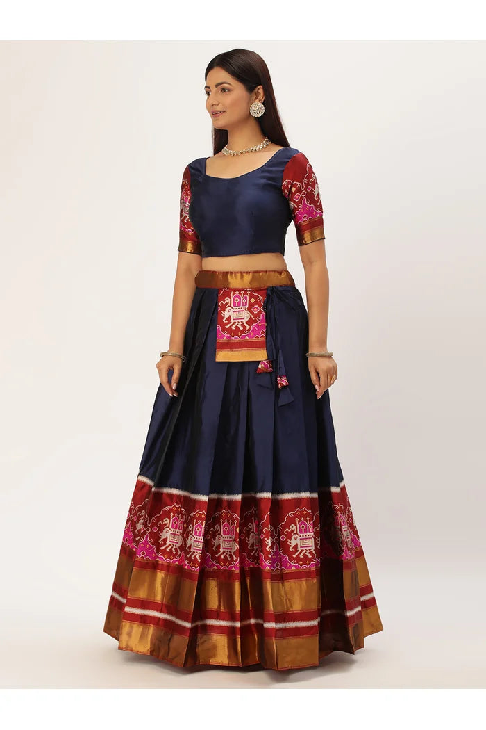 South Indian Festival Traditional Half Saree (Dharmi)