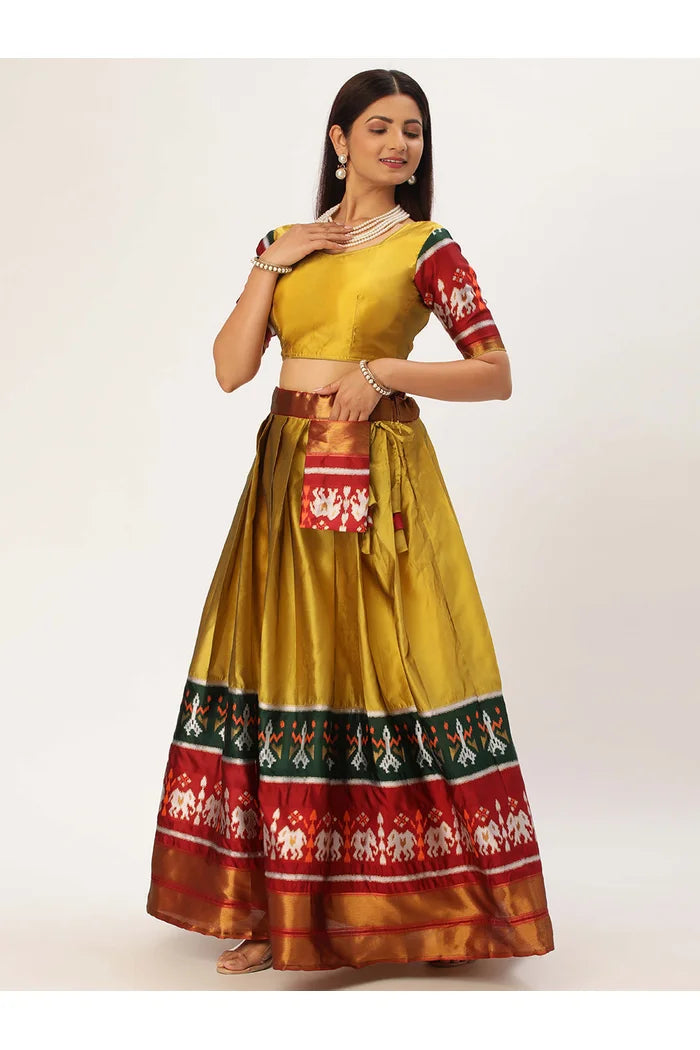 South Indian Festival Traditional Half Saree (Avani)