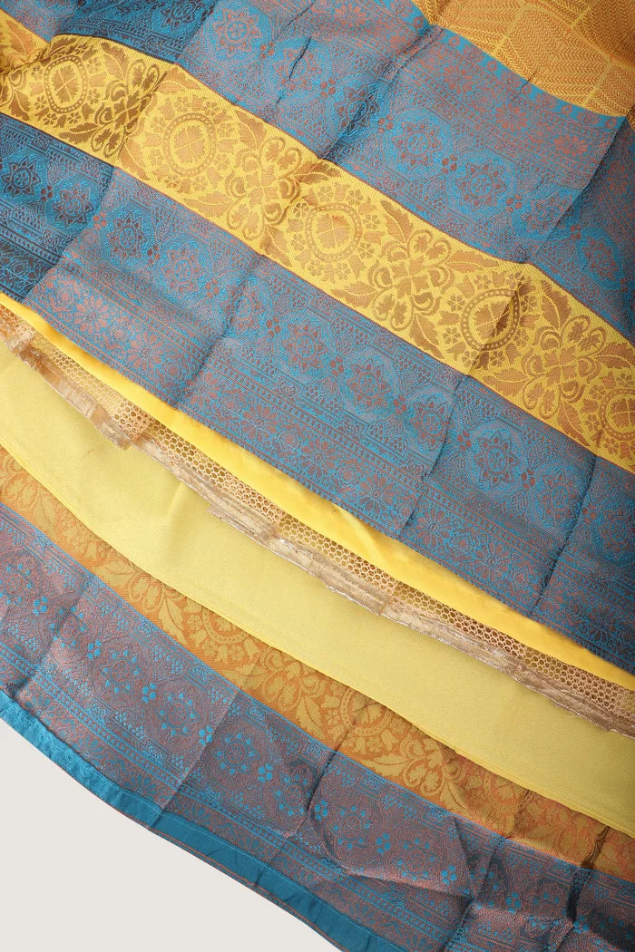 South Indian Festival Traditional Half Saree (UniversalWork)