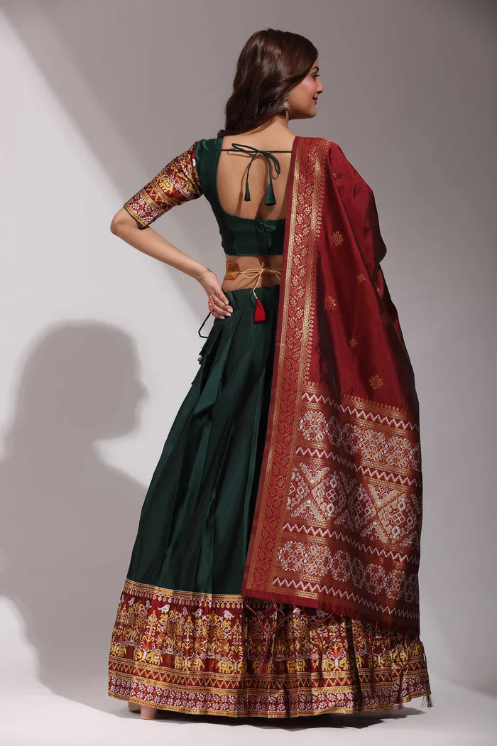 South Indian Festival Traditional Half Saree (Jagvi)