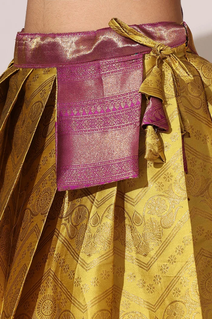 South Indian Festival Traditional Half Saree (Maheshmati)