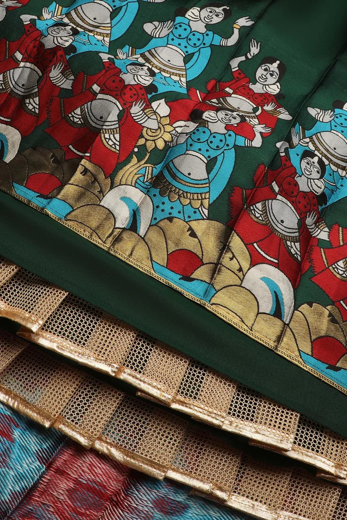 South Indian Festival Traditional Half Saree (Dhingli)