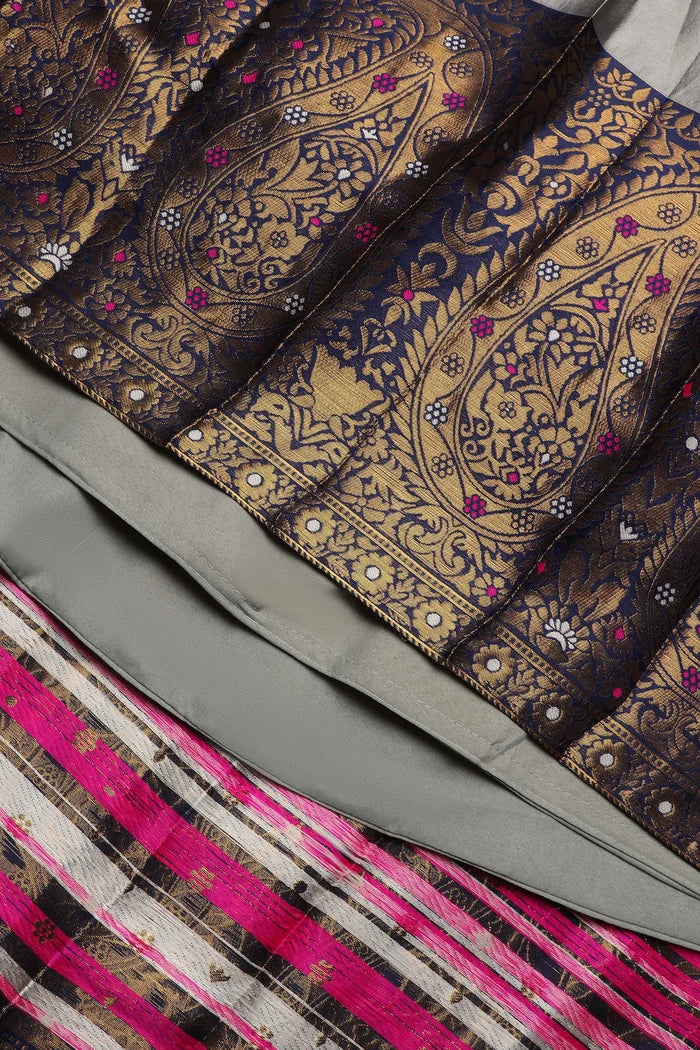 దక్షిణ భారత పండుగ సాంప్రదాయ హాఫ్ చీర(పటోలా)