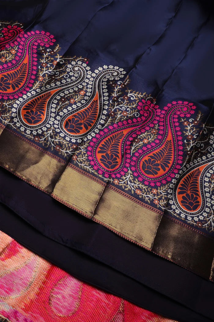 దక్షిణ భారత పండుగ సాంప్రదాయ హాఫ్ చీర(పటోలా)