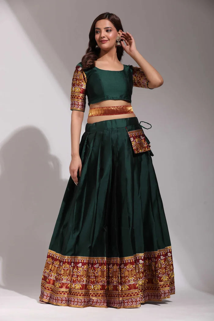 South Indian Festival Traditional Half Saree (Jagvi)