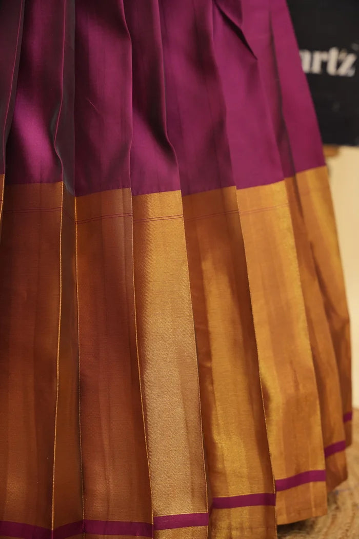 దక్షిణ భారత పండుగ సాంప్రదాయ హాఫ్ చీర (ఛవి)