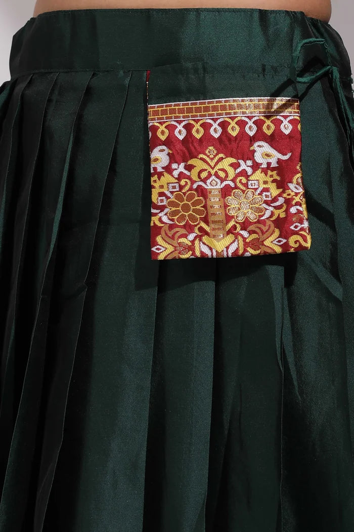 South Indian Festival Traditional Half Saree (Jagvi)