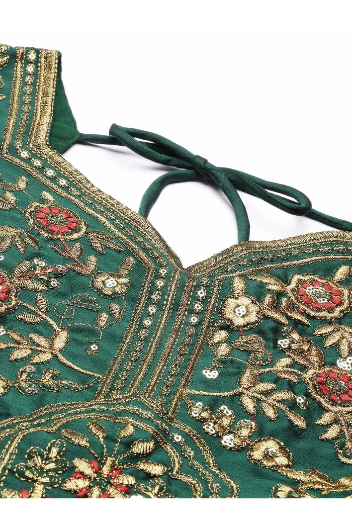 దక్షిణ భారత పండుగ సాంప్రదాయ హాఫ్ చీర (ప్రేక్షు)