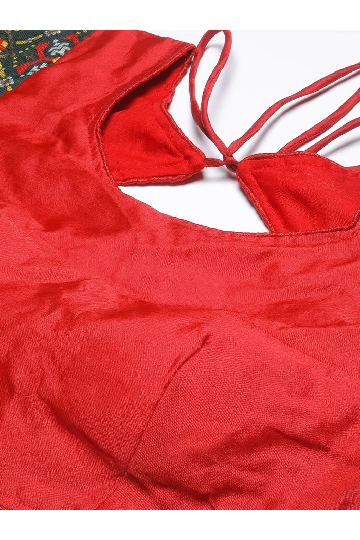 South Indian Festival Traditional Half Saree (Patola)