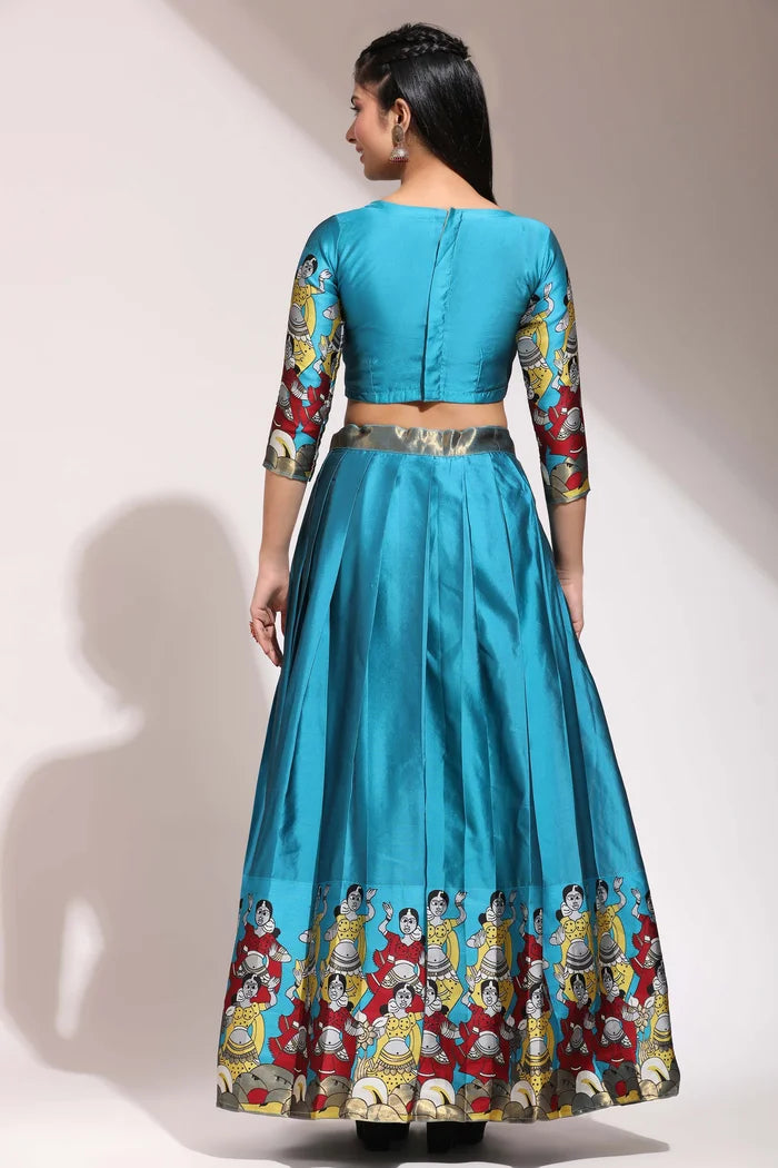 South Indian Festival Traditional Half Saree (Dhingli)