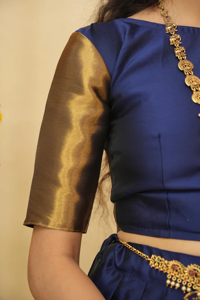 దక్షిణ భారత పండుగ సాంప్రదాయ హాఫ్ చీర (ఛవి)